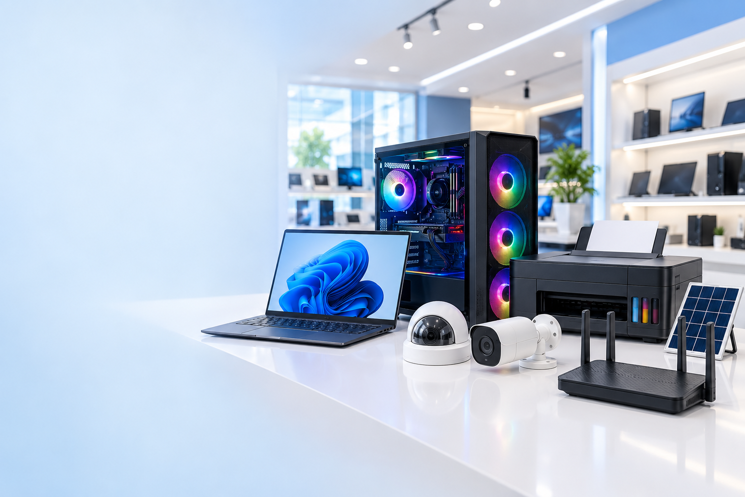 Technology showroom